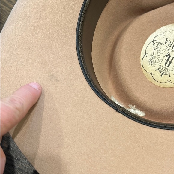 Vintage Akubra Imperial Quality Fedora Hat 61 (Australian sizing = 7 5/8 US / - Picture 10 of 10
